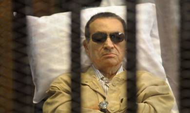 Mubarak to address court from inside defendant's cell